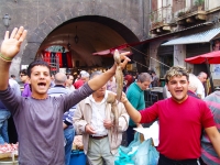 Catania - Noisy fish market