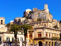 Modica - The rock and the castle